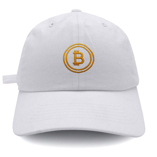 Bitcoin Dad Hat Embroidered Baseball Cap Cryptocurrency