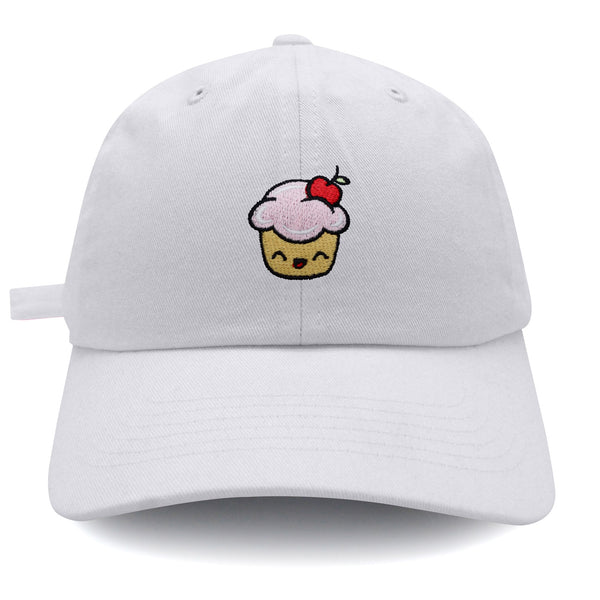 Happy Cupcake Dad Hat Embroidered Baseball Cap Muffin Sweet