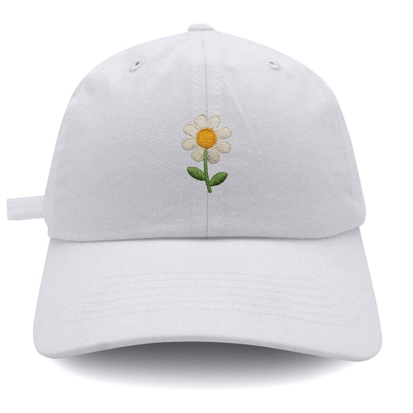 Chamomile Flower Dad Hat Embroidered Baseball Cap Floral