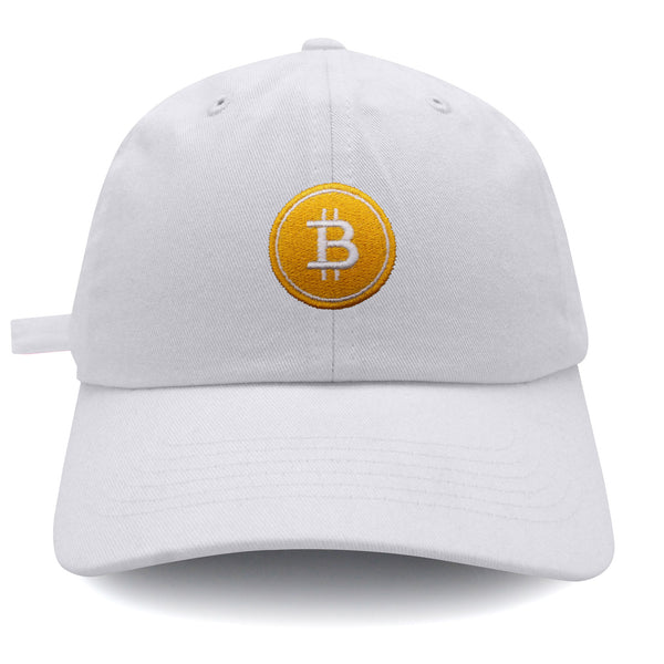 Bitcoin Dad Hat Embroidered Baseball Cap Cryptocurrency Investing