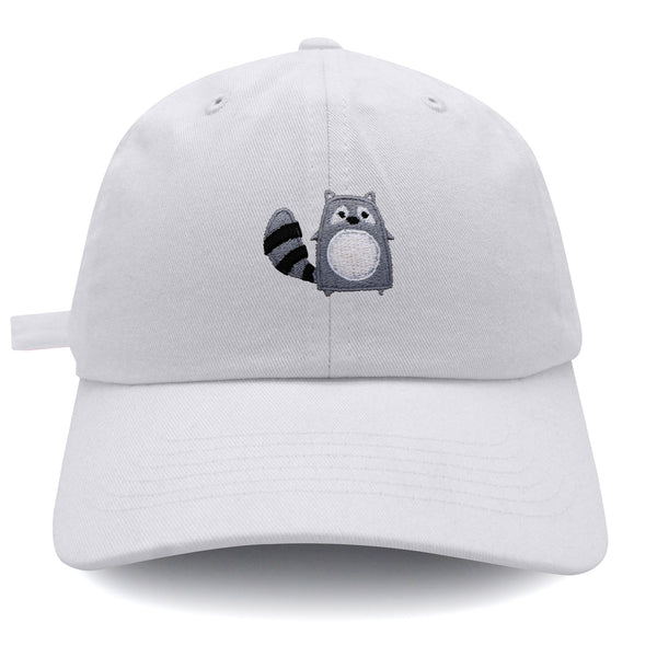 Racoon Dad Hat Embroidered Baseball Cap Cute Zoo