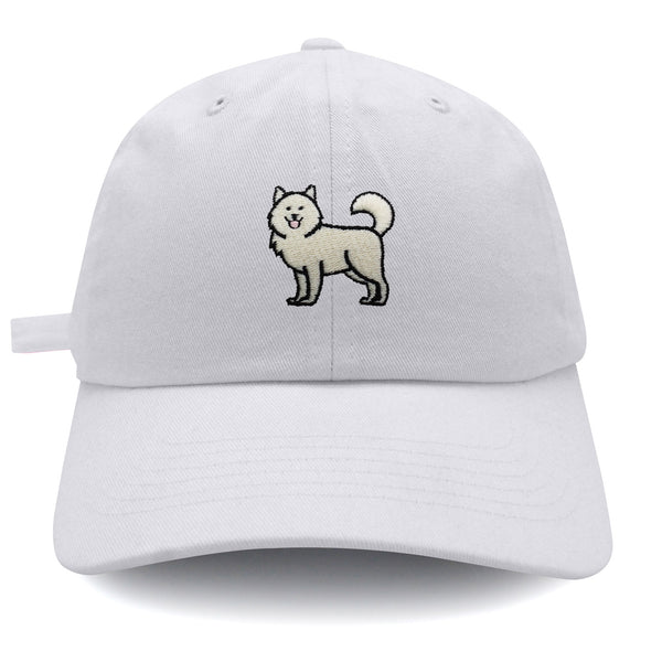 Samoyed Dad Hat Embroidered Baseball Cap Dog Puppy