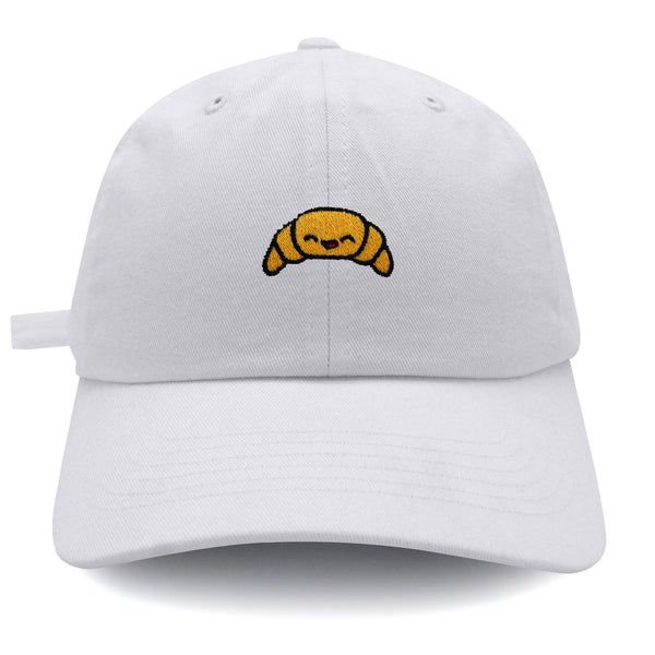 Croissant Dad Hat Embroidered Baseball Cap Bread Foodie