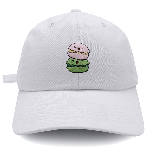 Macaron Dad Hat Embroidered Baseball Cap Snack Foodie