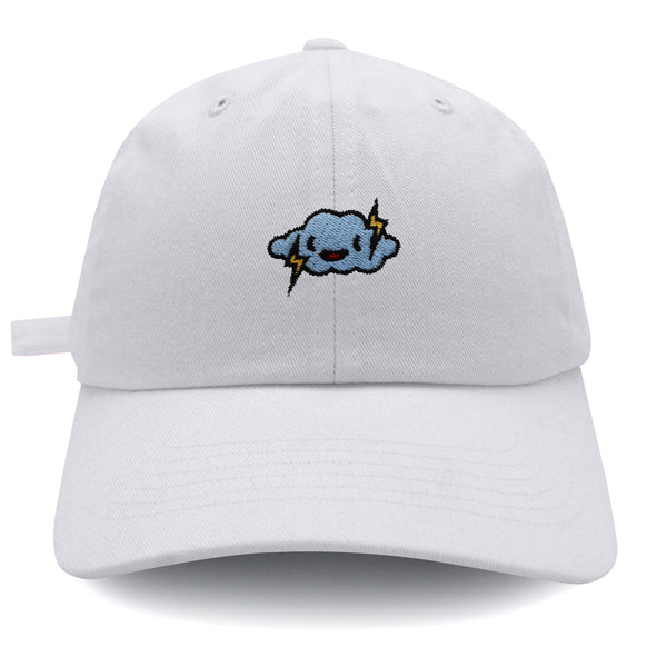 Cloud Dad Hat Embroidered Baseball Cap Ligthning Thunder