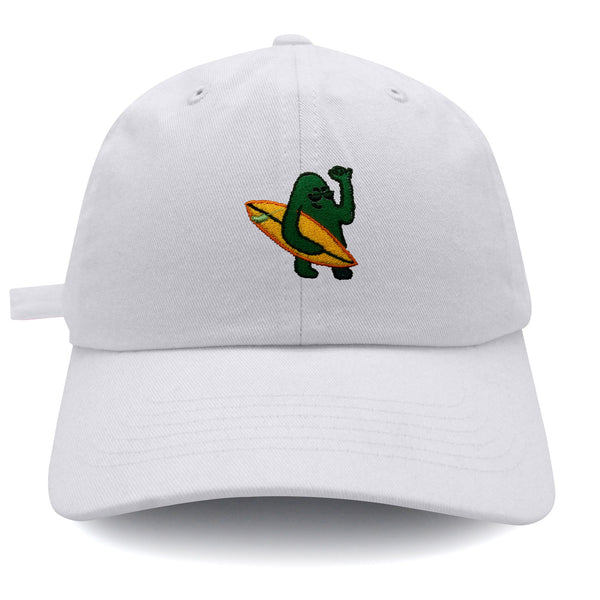 Hola Dad Hat Embroidered Baseball Cap Surfing Green