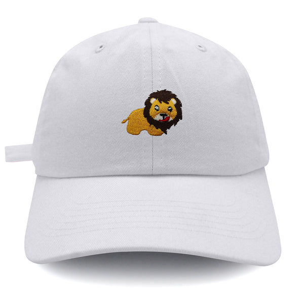 Lion Dad Hat Embroidered Baseball Cap Zoo King