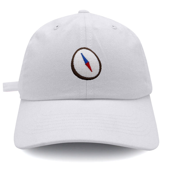 Compass Dad Hat Embroidered Baseball Cap Explorer Adventure