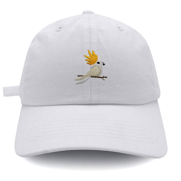 Cockatoo Dad Hat Embroidered Baseball Cap Parrot Bird