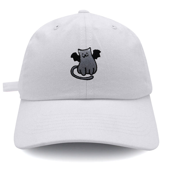 Bat-cat Dad Hat Embroidered Baseball Cap Cat Kitty