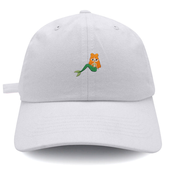 Mermaid Dad Hat Embroidered Baseball Cap Fish Girl