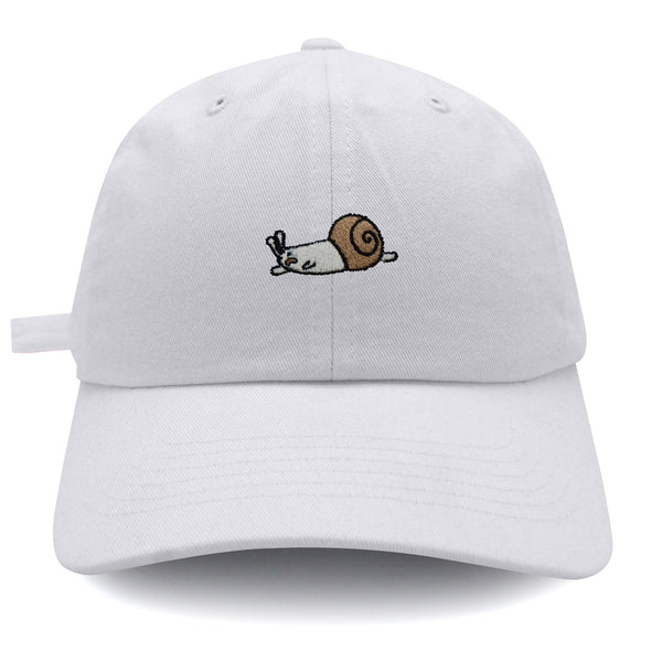 Sleepy Snail Dad Hat Embroidered Baseball Cap Mud Cute