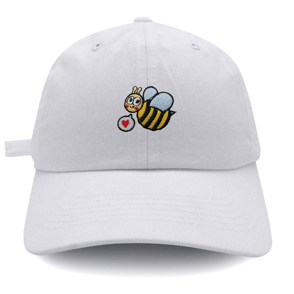 Bee Dad Hat Embroidered Baseball Cap Insect Honey