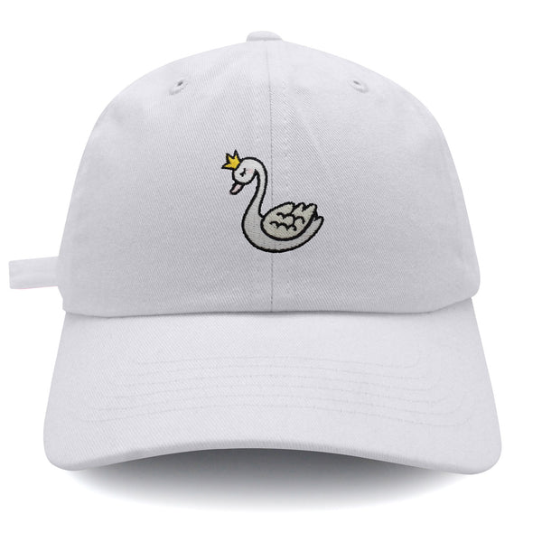 Swan Dad Hat Embroidered Baseball Cap Bird Queen