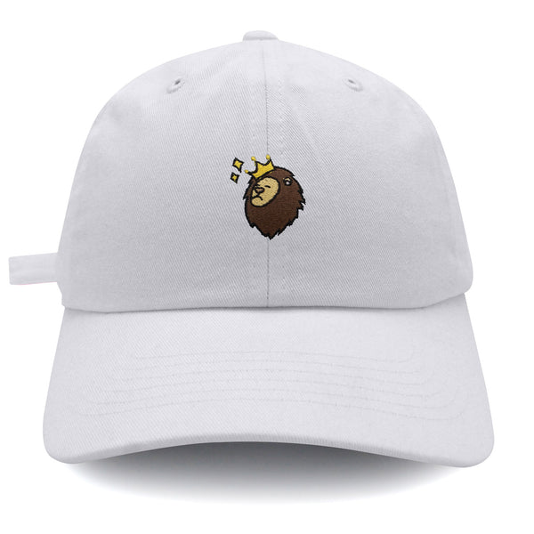 Lion Dad Hat Embroidered Baseball Cap Zoo King