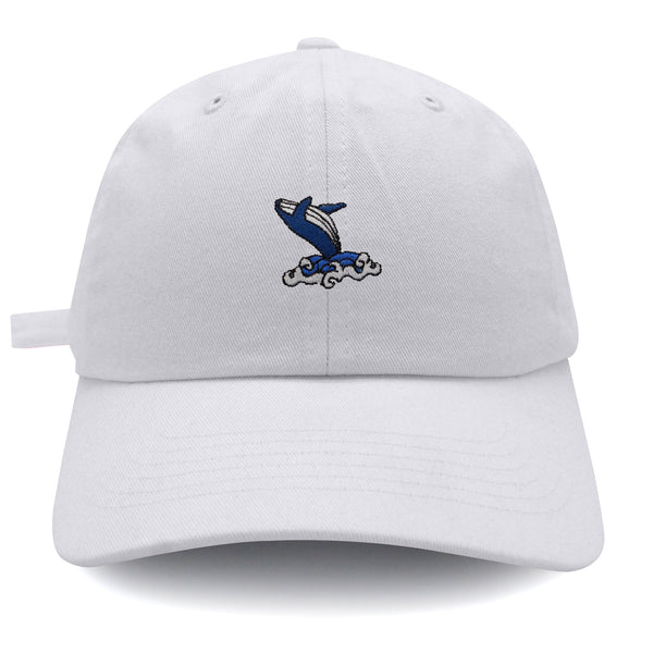 Whale Dad Hat Embroidered Baseball Cap Ocean Fish