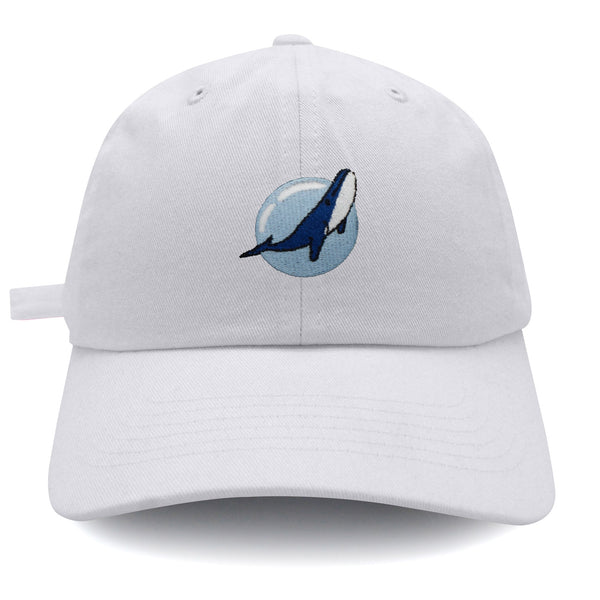 Whale Dad Hat Embroidered Baseball Cap Fishing Nature