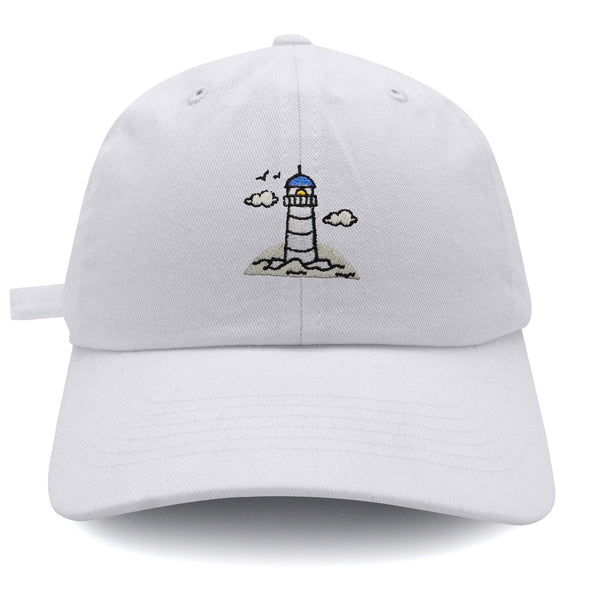 Light house Dad Hat Embroidered Baseball Cap Seawall