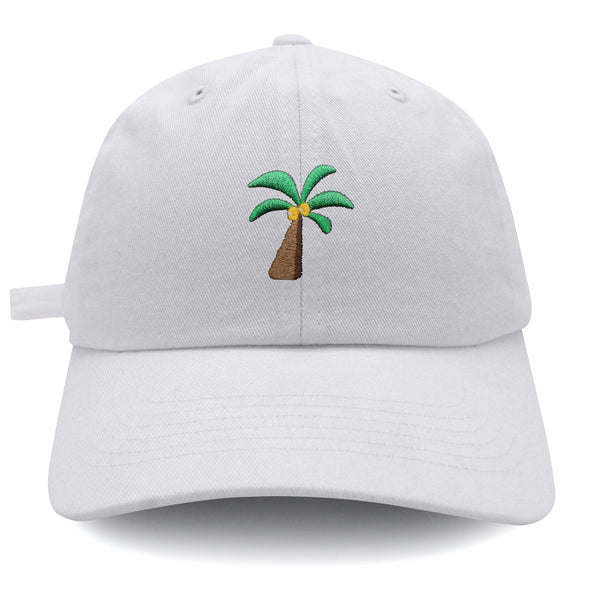 Palm Tree Dad Hat Embroidered Baseball Cap Coconut