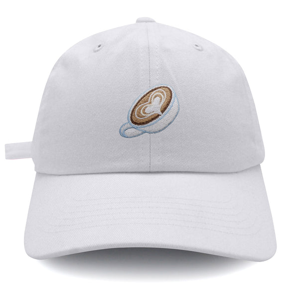 Latte Dad Hat Embroidered Baseball Cap Coffee Cafe