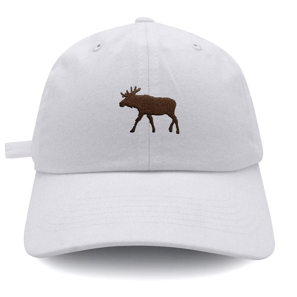 Moose Dad Hat Embroidered Baseball Cap Elk Hunting