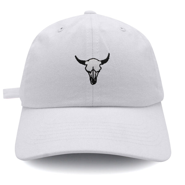 Bull Skull  Dad Hat Embroidered Baseball Cap Cowboy