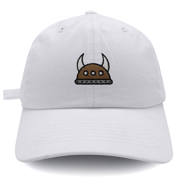 Horned Viking Helmet  Dad Hat Embroidered Baseball Cap Cartoon