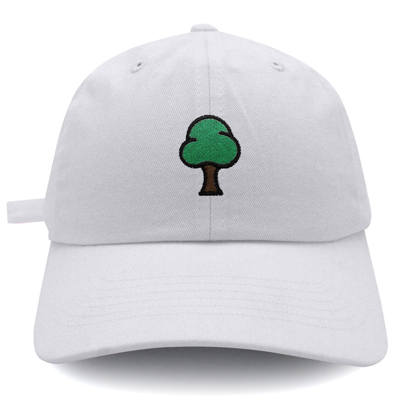 Tree  Dad Hat Embroidered Baseball Cap Green