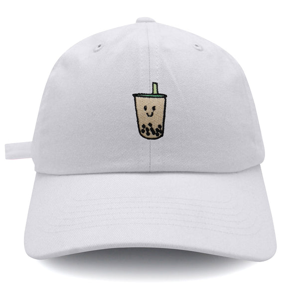 Boba Tea  Dad Hat Embroidered Baseball Cap Pearl