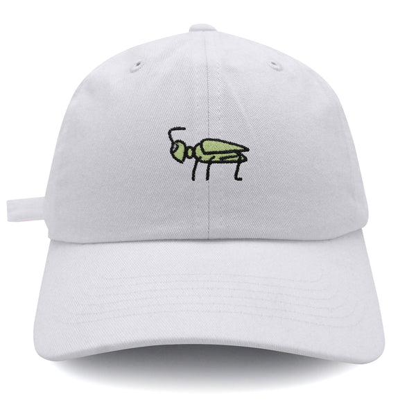 Grasshopper  Dad Hat Embroidered Baseball Cap Green