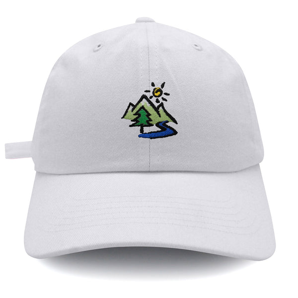 Mountain Dad Hat Embroidered Baseball Cap Image