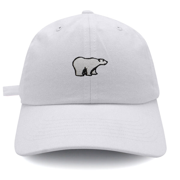 Polar Bear Dad Hat Embroidered Baseball Cap Pet