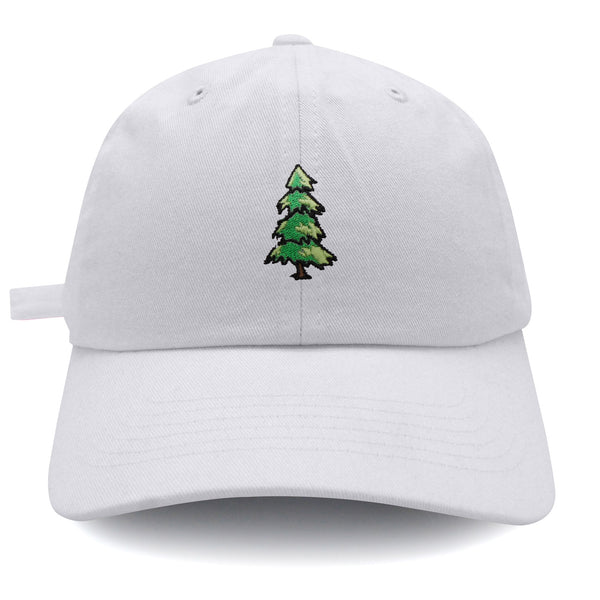 Pine Tree Dad Hat Embroidered Baseball Cap Mountain