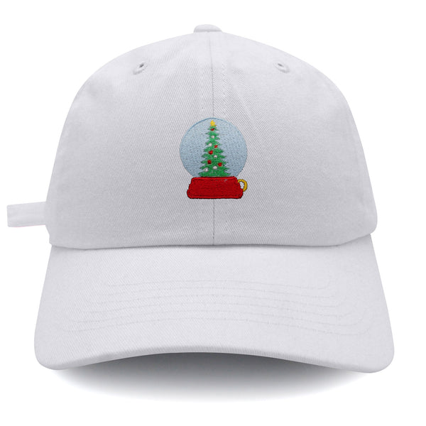 Snowman Snow Globe Dad Hat Embroidered Baseball Cap Toy