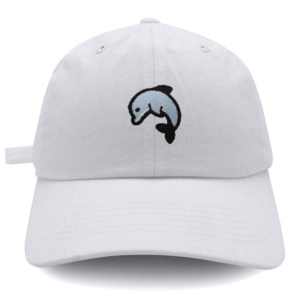 Dolphin Dad Hat Embroidered Baseball Cap Ocean Cute