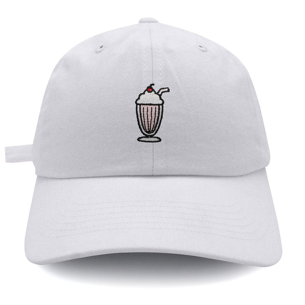 Milkshake Dad Hat Embroidered Baseball Cap Foodie