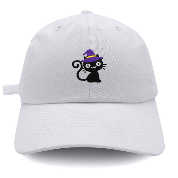 Halloween Cat Dad Hat Embroidered Baseball Cap Cute