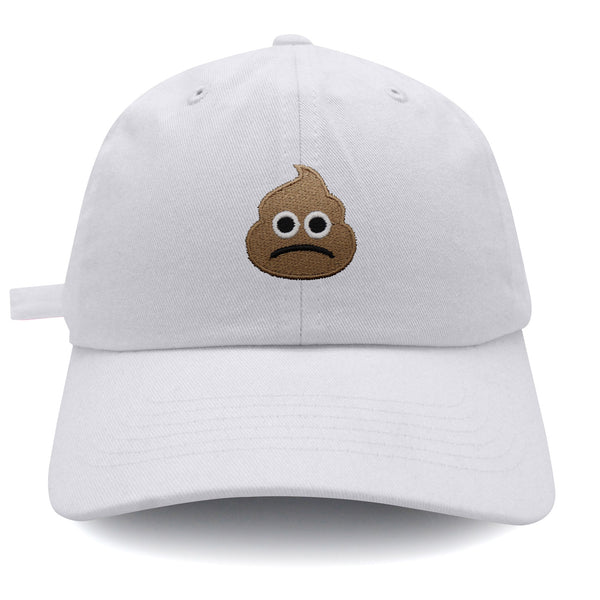 Angry Poop Dad Hat Embroidered Baseball Cap Funny