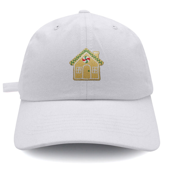 Gingerbread House  Dad Hat Embroidered Baseball Cap Holiday