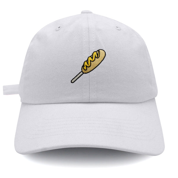 Corndog Dad Hat Embroidered Baseball Cap Foodie