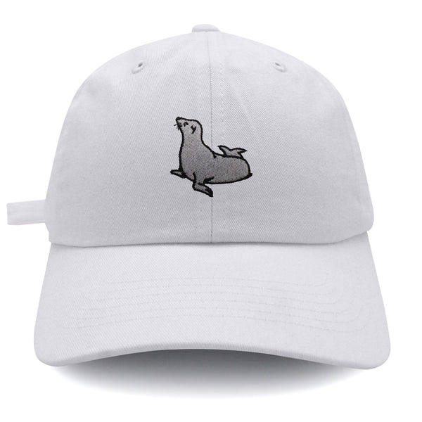 Seal Dad Hat Embroidered Baseball Cap Fishing Pier