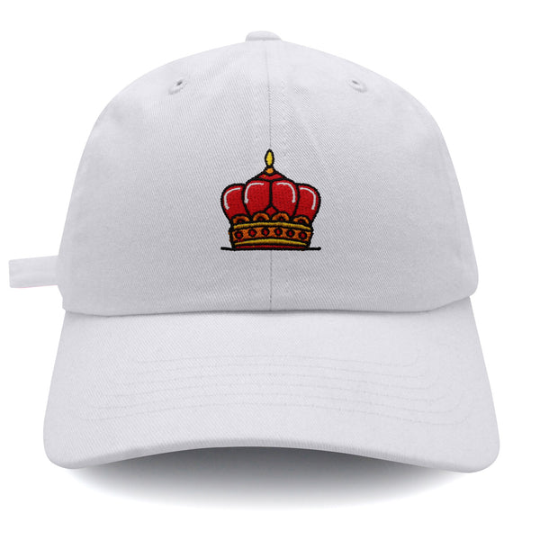 Kings Crown Dad Hat Embroidered Baseball Cap Costume Hair