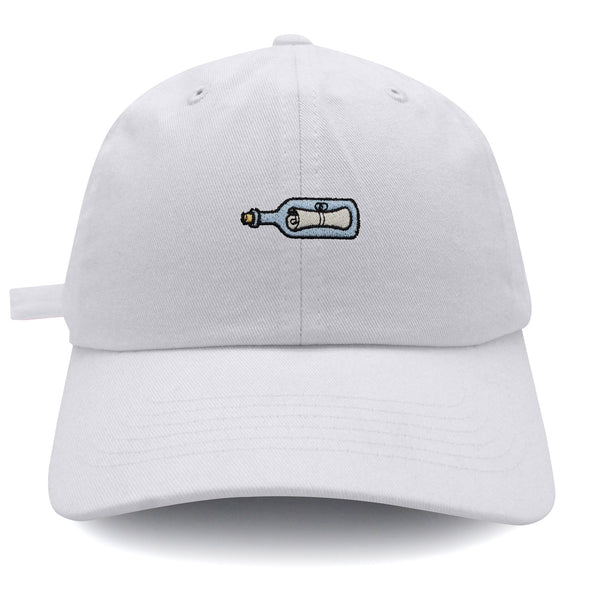 Message in a Bottle Dad Hat Embroidered Baseball Cap Gift