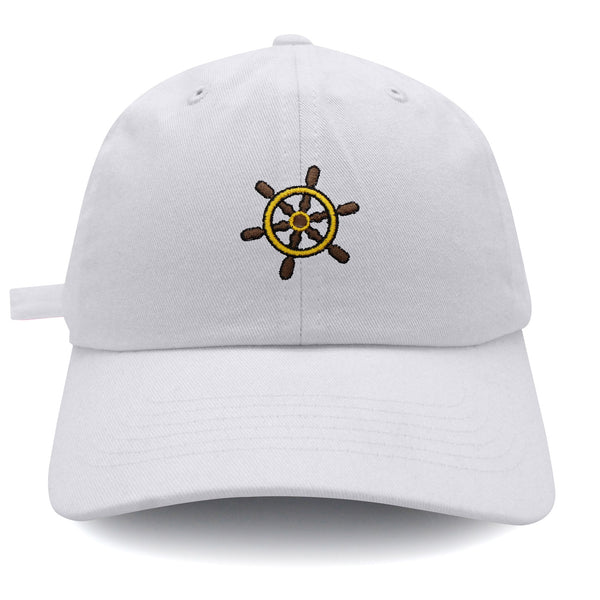 Ship Wheel Dad Hat Embroidered Baseball Cap Boat