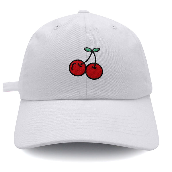 Cherries Dad Hat Embroidered Baseball Cap Fruit