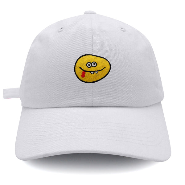 Silly Face Dad Hat Embroidered Baseball Cap Emoji