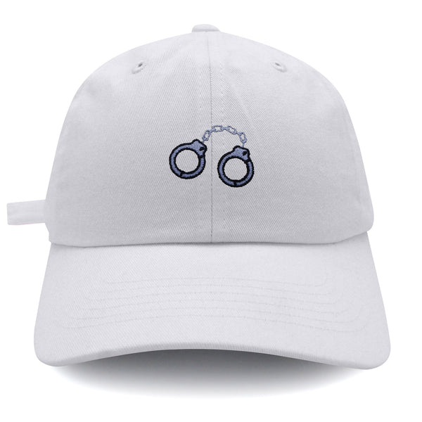 Handcuffs Dad Hat Embroidered Baseball Cap Police Prisoner