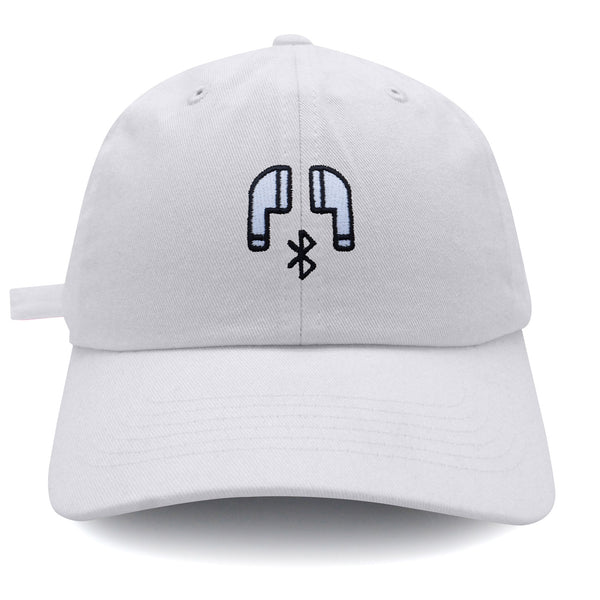 Ear Bud Dad Hat Embroidered Baseball Cap Headset