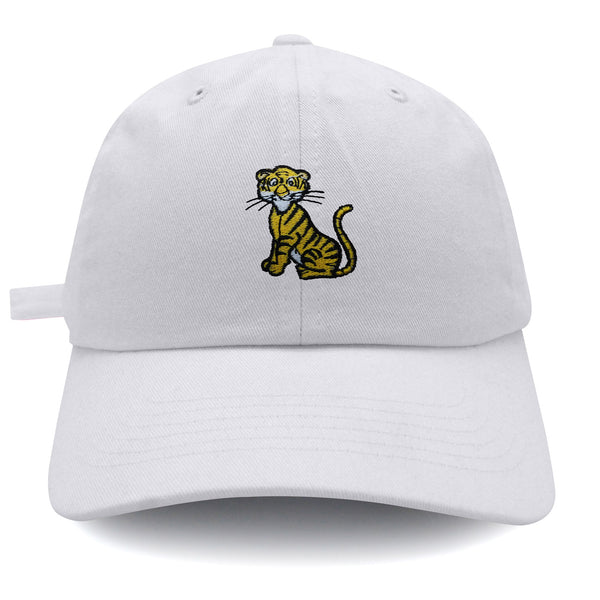 Cartoon Tiger Dad Hat Embroidered Baseball Cap