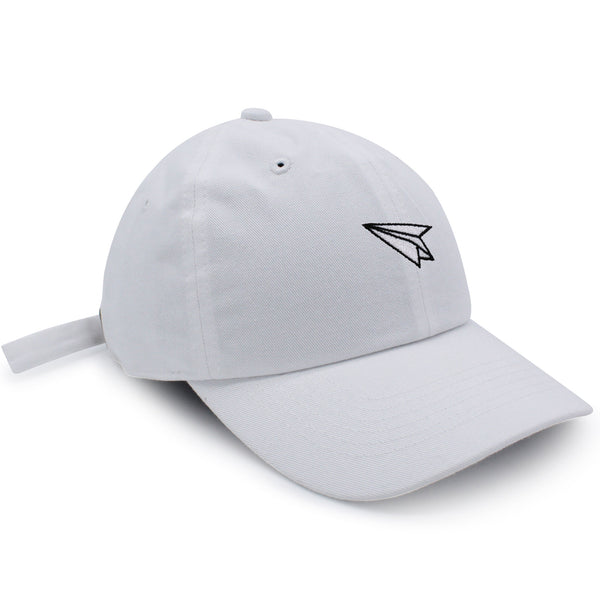 Paper Airplane Dad Hat Embroidered Baseball Cap Plane Sky